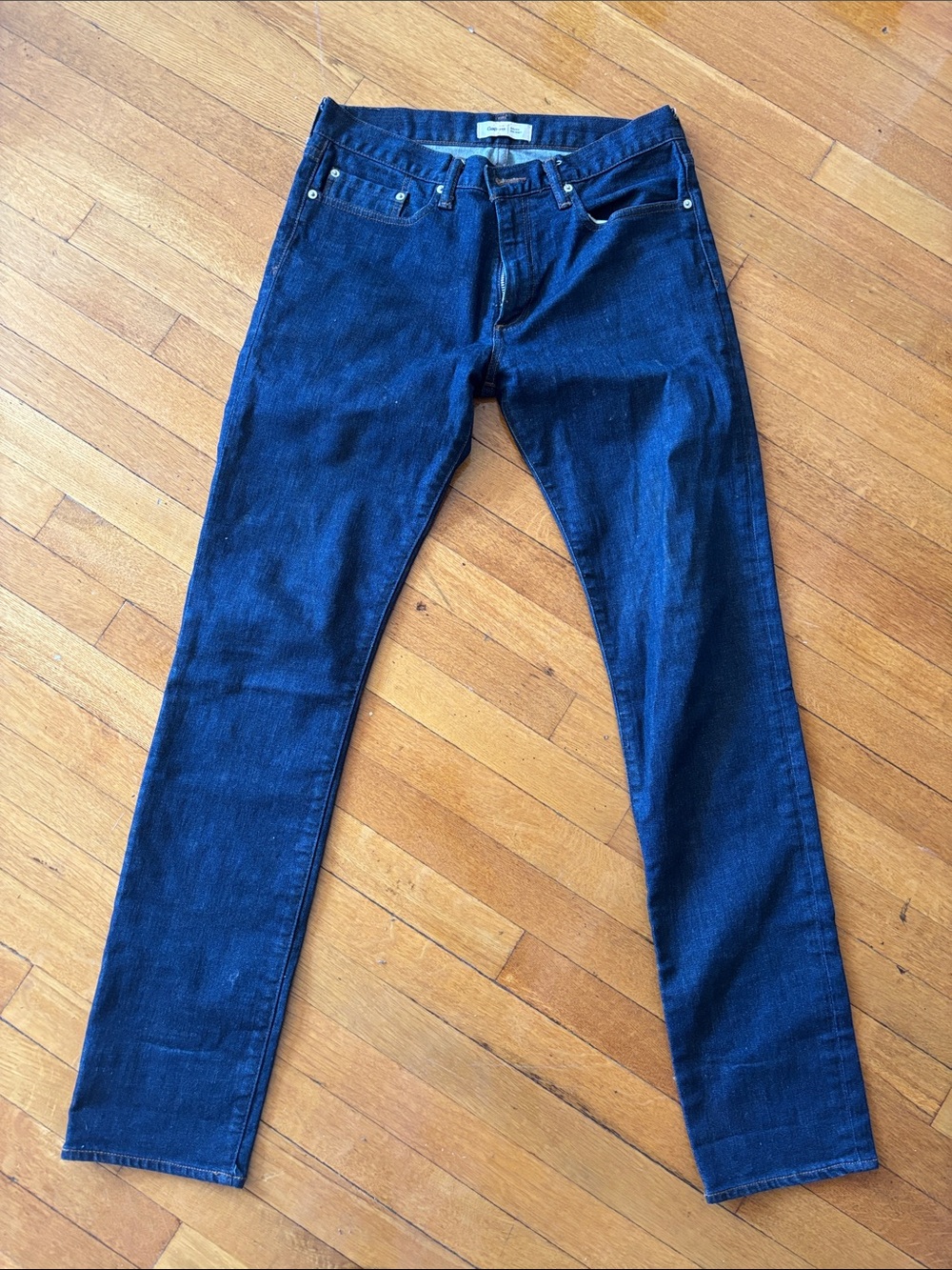 GAP Men's Dark Blue Straight Jeans